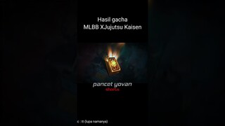 Hasil gacha MLBB x Jujutsu Kaisen