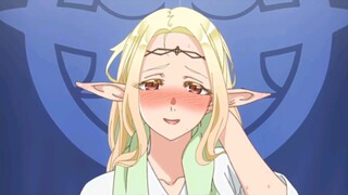 "A 600-year-old elf who just finished taking a bath, she looks like a wife~"
