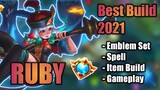 Ruby Best Build in 2021 | Top 1 Global Ruby Build | Ruby Gameplay - Mobile Legends: Bang Bang