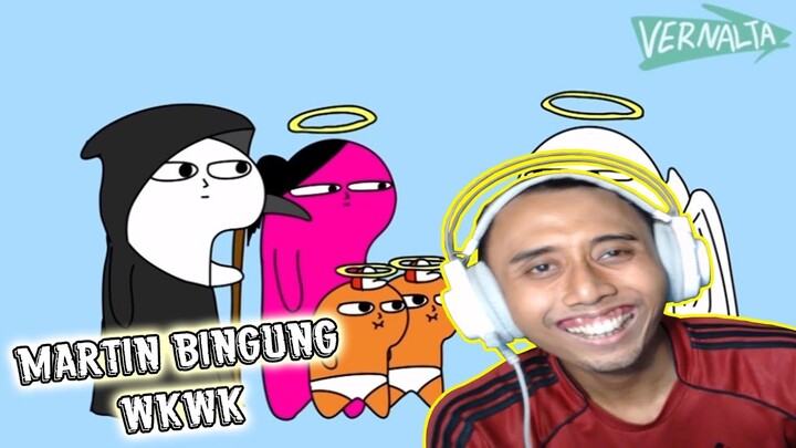 MARTIN CABUT NYAWA ANAK KEMBAR WKWK KOCAK @Vernalta  - REACTION NGAKAK