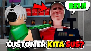 AKU JADI KASIR TAPI KOK SEMUA PELANGGAN IMPOSTOR? 😨 | Roblox Midnight Cashiers