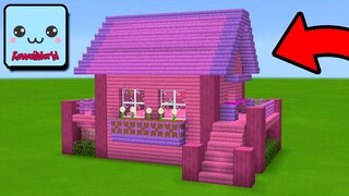 KawaiiWorld: How To Build An Easy Small PINK HOUSE Tutorial