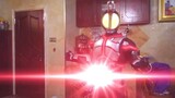 [Special effect transformation] Kamen Rider 555 challenge to kick the bottle cap!