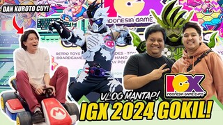 INDONESIA GAME EXPO 2024 SERU BANGET! DAN KUROTO KAMEN RIDER GENM GOKIL! SEMUANYA KLEPEK-KLEPEK!