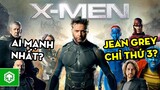 TOP 10 DỊ NHÂN Mạnh Nhất Marvel - Jean Grey Chỉ Đứng Thứ 3??!!