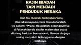 RAJIN IBADAH TAPI MENJADI PENDUDUK NERAKA??? KOK BISA???