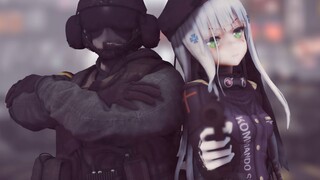 [MMD GIRLS' FRONTLINE x Rainbow Six] Jäger x HK416 "Sebuah Cahaya yang Tidak Pernah Datang" [1080p60]