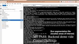 MS-PASS Backend Demo Video - Conrad Challenge - Giselle Chan and Jula He