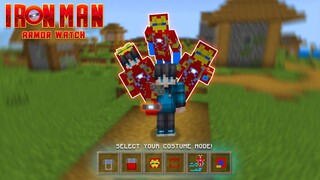 AddOn Jam Tangan Iron Man Canggih Di Minecraft - Add-On/DataPack