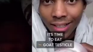 ITS TIME TO EAT GOAT TESTICLES