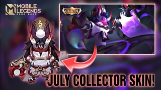 CYCLOPS COLLECTOR SKIN! | CYCLOPS JULY COLLECTOR SKIN 2022 | CYCLOPS NEW SKIN | MLBB NEW SKIN |