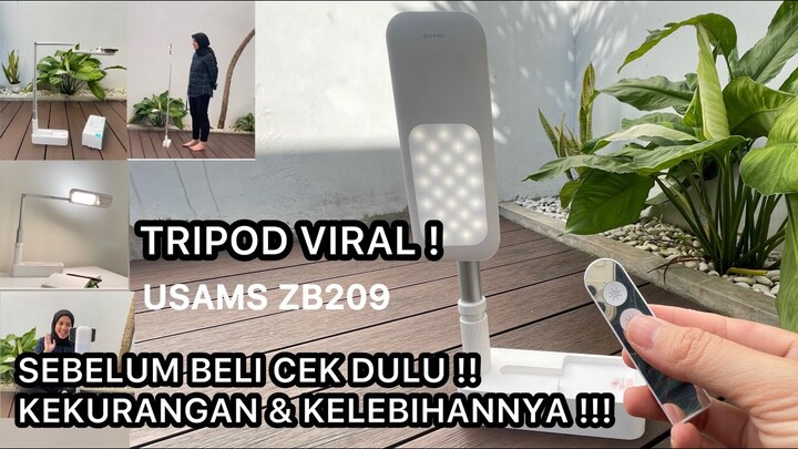 WAJIB PUNYA NIH !! Review Usams ZB209 Phone Holder Rekomendasi TRIPOD VIRAL
