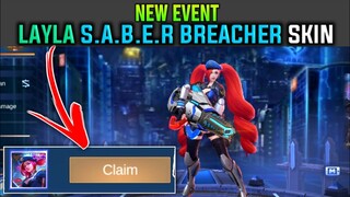GET LAYLA S.A.B.E.R SKIN AND NEW REDEEM CODE || MOBILE LEGENDS
