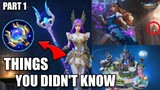 HIDDEN THINGS YOU DIDN'T KNOW IN MOBILE LEGENDS | PART 1