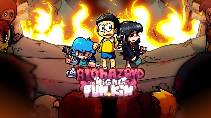 [FNF Chinese Mod] Nobita's BIOHAZARD Night Funkin Official DEMO Demonstration Nobita's BIOHAZARD Nig