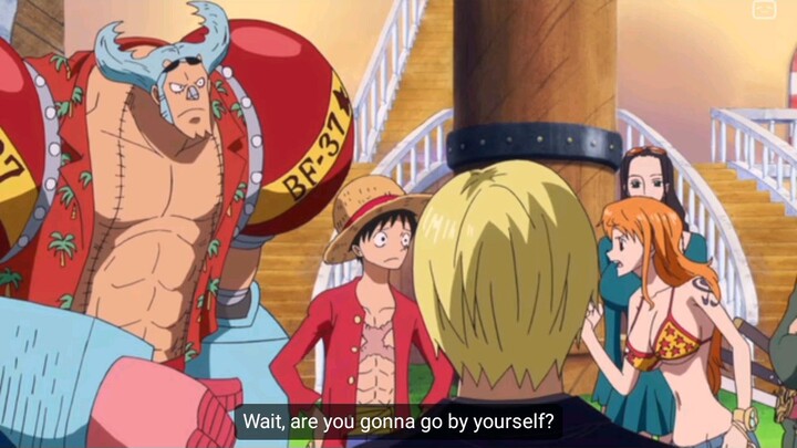 The two siblings fought hahahaha ZORO. X. SANJI.