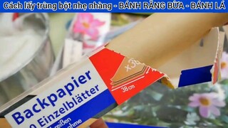 Cách lấy trùng bột nhẹ nhàng - BÁNH RĂNG BỪA - BÁNH LÁ #10