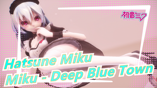 [Hatsune Miku] Cute Maid Style Miku - Deep Blue Town