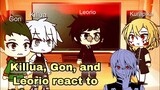Killua, Gon, and Leorio react to  Kurapika||Part 1