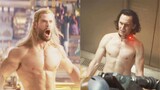 Thor: Loki, you s*bag, you are so happy to see me stripped!