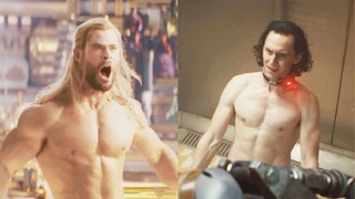 Thor: Loki, dasar bajingan, kamu sangat senang melihatku ditelanjangi!
