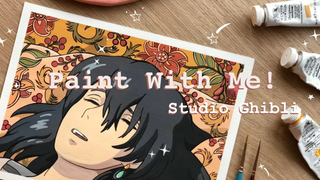 ระบายสีกับฉัน! สตูดิโอจิบลิ (Howls Moving Castle) ✨