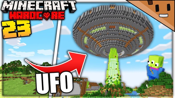 I Built an Alien UFO in Minecraft Hardcore! (#23)