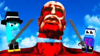 We Fight The Colossal Titan with ODM Gear and Acid in Teardown Multiplayer!