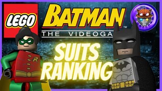 LEGO Batman, Robin and Batman Suits Ranking!