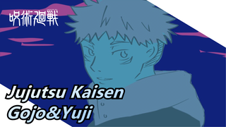 [Jujutsu Kaisen/Hand Drawn MAD] Gojo&Yuji - Yoru ni Kakeru