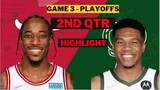 Bucks destroys Bulls hafl-time | Highlights game 3 playoffs  April 22nd | 2022 NBA Season