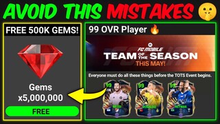 FREE 500K Gems 🤯, Do This Before TOTS Event - 0 to 100 OVR as F2P Series [Ep18]