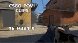 3K With M4A1-S, CSGO Matchmaking POV, ASMR InGame Audio