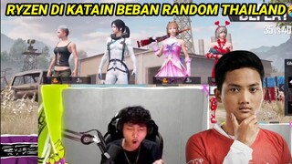 BTR RYZEN KETEMU RANDOM THAILAND || KATAIN RYZEN BEBAN🤣🤣