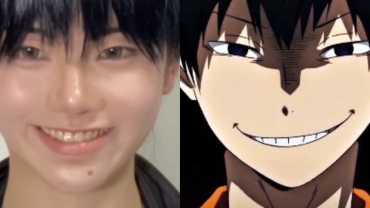 [Kageyama Tobio cos] Apakah dia tersenyum seperti ini?