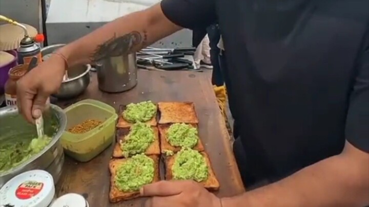 ASMR Avocado Toast Menu Sarapan Orang Kaya Made By Warga Prindavan India