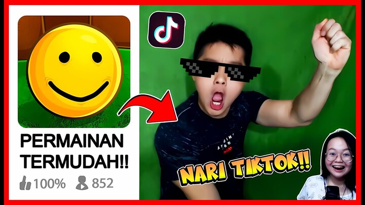 CHALLENGE MENYELESAIKAN GAME TERMUDAH DI ROBLOX !! GAGAL = NARI TIKTOK !! Feat @sapipurba  Roblox