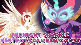 MIDNIGHT SPARKLE NUKES LAUREN FAUST BOSSFIGHT!! | MLFP God of Debauchery Remake (revisited)