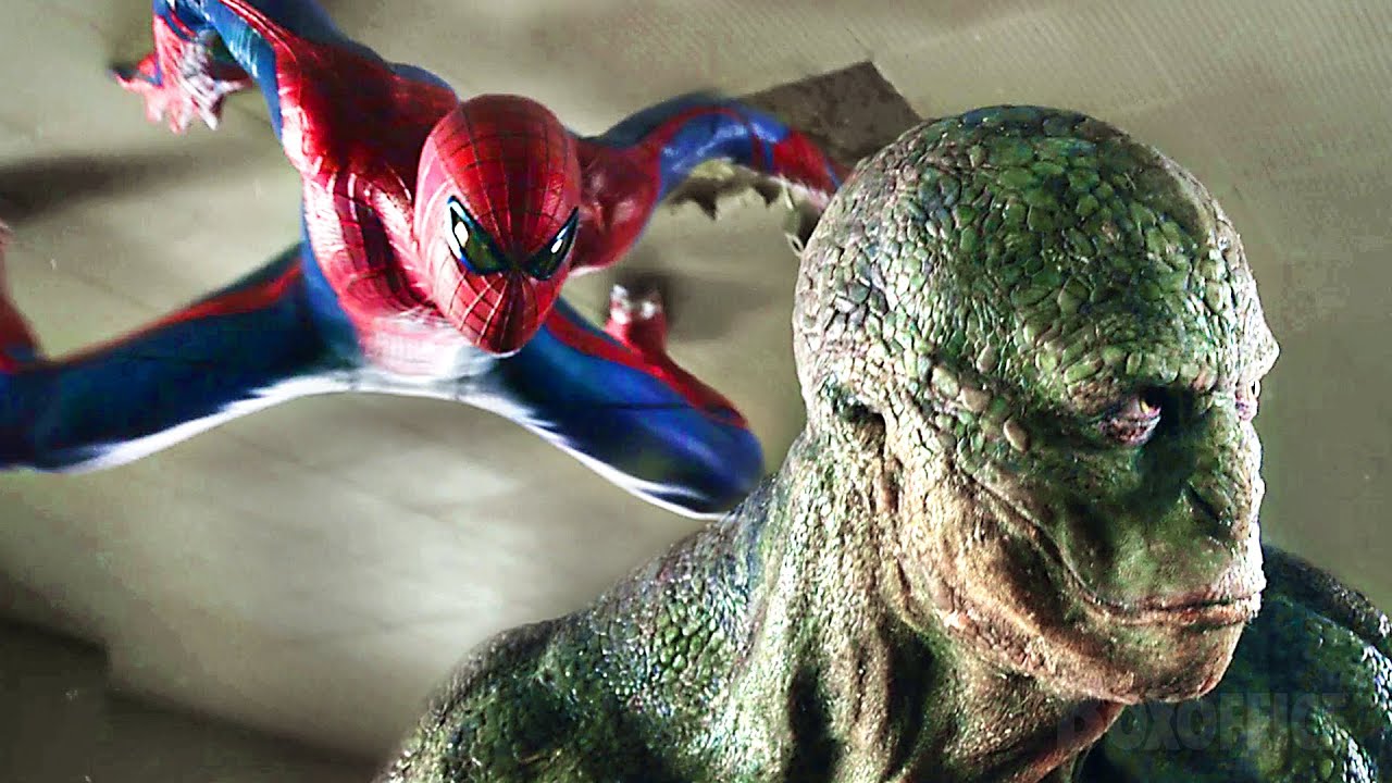 Spider-Man VS The Lizard | Highschool Fight | The Amazing Spider-Man | CLIP  - Bilibili