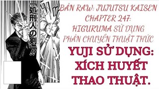 Bản Raw Jujutsu Kaisen Chapter 247: Higuruma Hy Sinh.....|GSANIME.