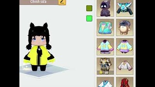 Hướng dẫn tạo Skin Mèo Màu Đen trong Mini World | Meowpeo TV