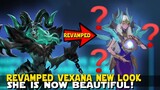 REVAMPED VEXANA NEW DESIGN | SHE IS NOW BEAUTIFUL! QUEEN VEXANA REMODELED VERSION | MOBILE LEGENDS