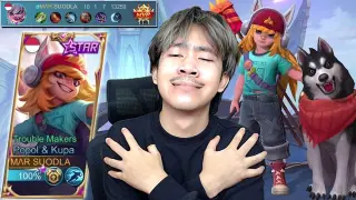 REVIEW SKIN STARLIGHT POPOL SI POPOK BAYI TROUBLE MAKERS - Mobile legends