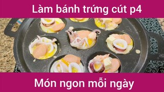 Làm bánh trứng cút p4