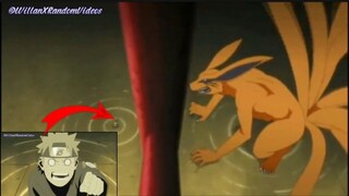 Naruto Shippuden: Argument of Kurama and Naruto.