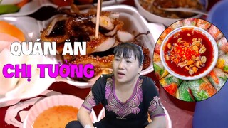 Quán ăn vặt 50 món của chị Tưởng hoạt động trở lại đông kín khách I Phong Bụi