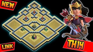 NEW TH14 WAR BASE WITH REPLAY PROOF + LINK | NEW ANTI 3 STAR TH14 LEGEND / CWL BASE | CLASH OF CLANS