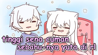 tinggi asli sena juga 140cm