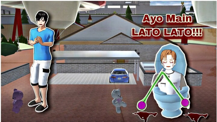 There are Horror Ghosts Playing LATO LATO inside Rina's Big House in Sakura School Simulator