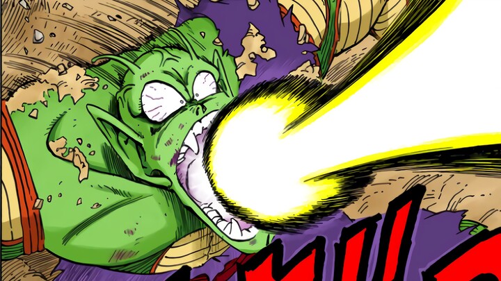 Piccolo : Gohan! jangan menangis! Saya mempermainkannya!